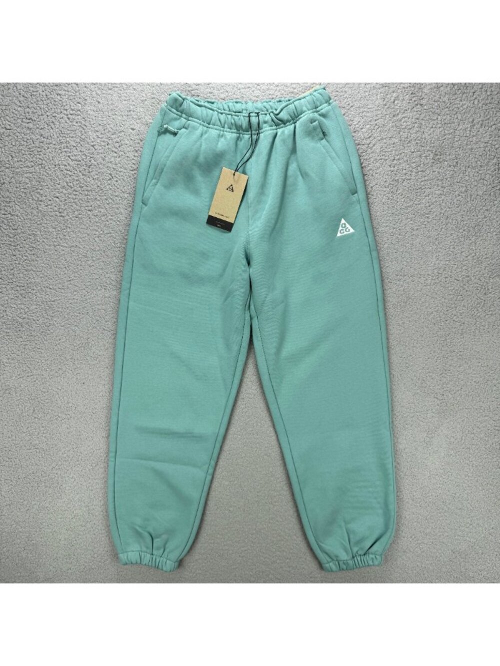 Nike ACG Sweatpants Men Extra Small XS Cannon Green Tuff Fleece Pants Therma Fit